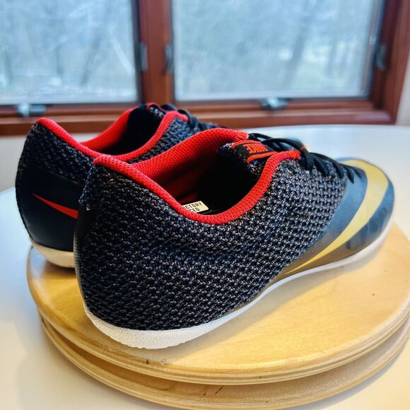 Nike Mercurial X Pro IC Men Sz 11 Indoor Soccer Cleats Red Black Gold 725244 076 - Picture 6 of 9